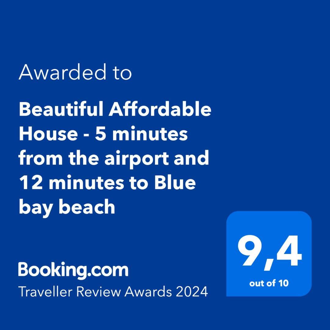 Beautiful Affordable House - 5 Minutes From The Airport And 12 Minutes To Blue Bay Beach Mon Tresor Eksteriør billede